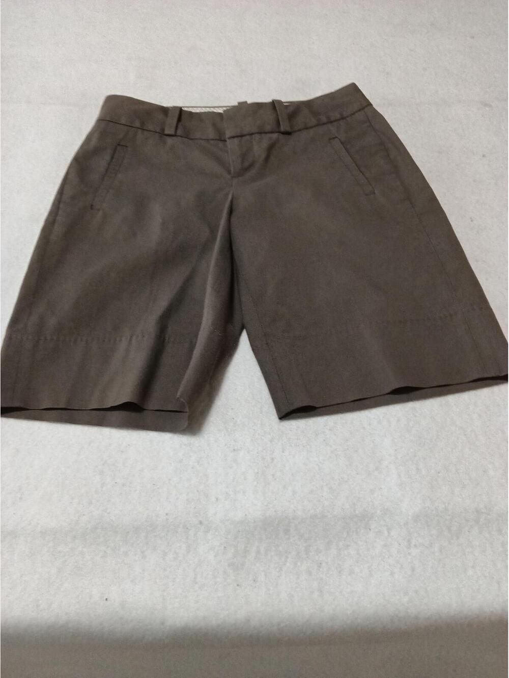 Banana Republic Martin Fit Stretch Petite Shorts Size 00F Brown